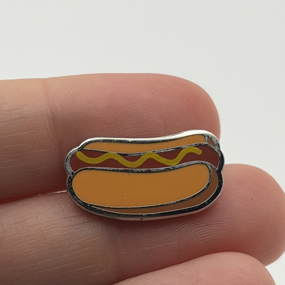 Hot Dog Cartoon Food Tiny Lapel Hat Pin